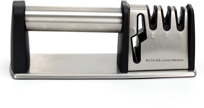 다이아몬드숫돌 칼갈이 가위갈이 가정용 부엌 명품 샤프너 4in1, 1개, 명품스텐 4in1