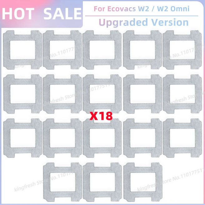 ECOVACS ( 에코백스 윈봇 W2 옴니 WINBOT OMNI PRO ) 진공청소기 교체 부품 및 액세서리에 적합 - 극세사, 01 SET C