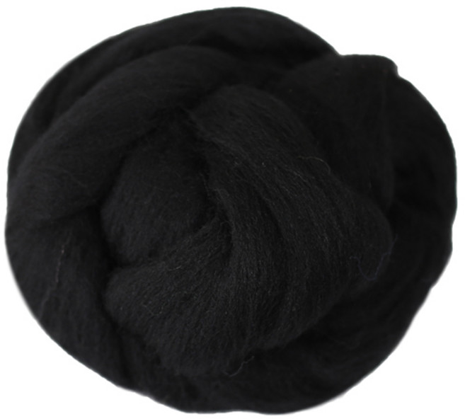 [모핸] 양모 (100g)/ 양모펠트 니들 펠트 DIY 공예 실 만들기, 33.블랙, 1개