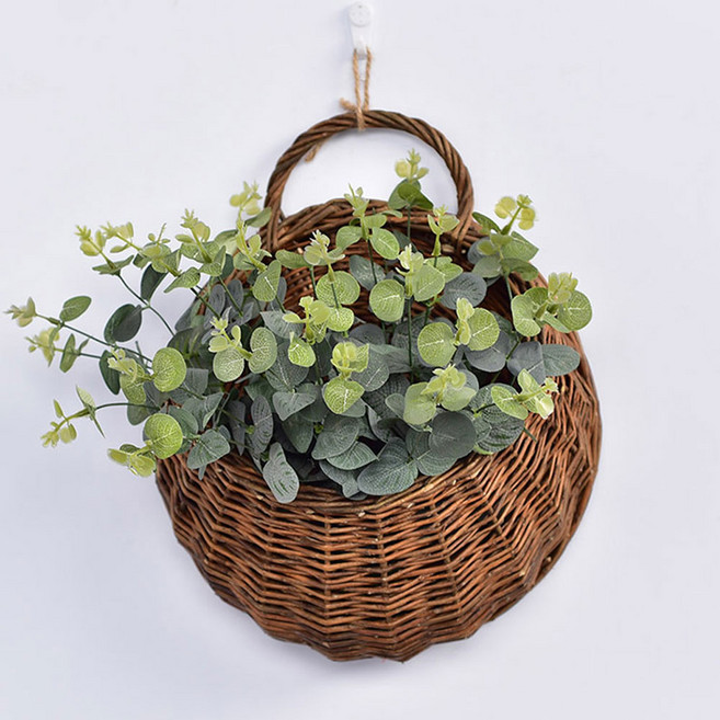 아이가든 등나무 벽걸이 화분바구니, M