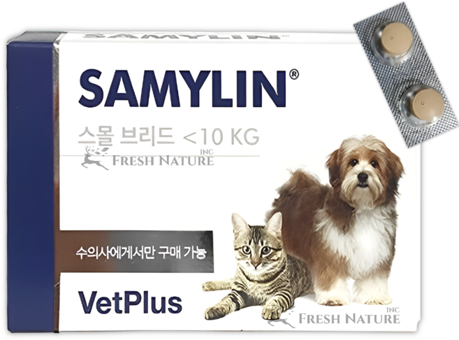 벳플러스 새밀린 스몰 브리드 강아지 고양이 간 영양제, 30정, 어덜트, 1개