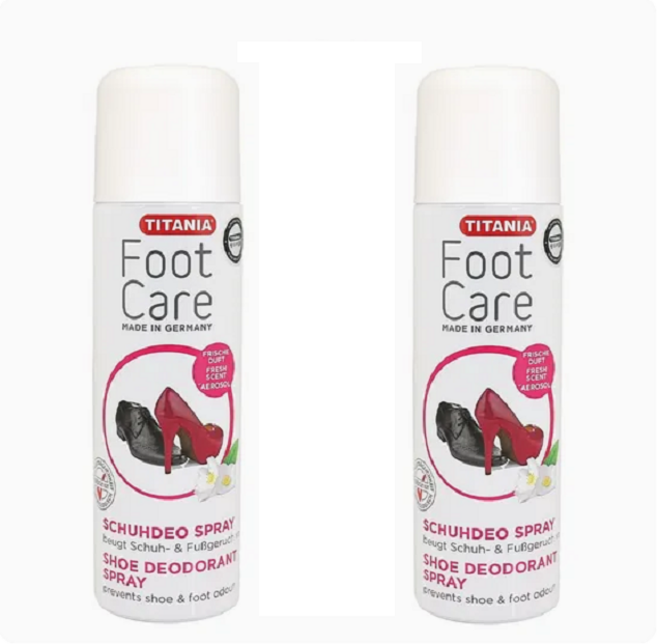티타니아 신발냄새 탈취제 스프레이 본품, 200ml, 2개