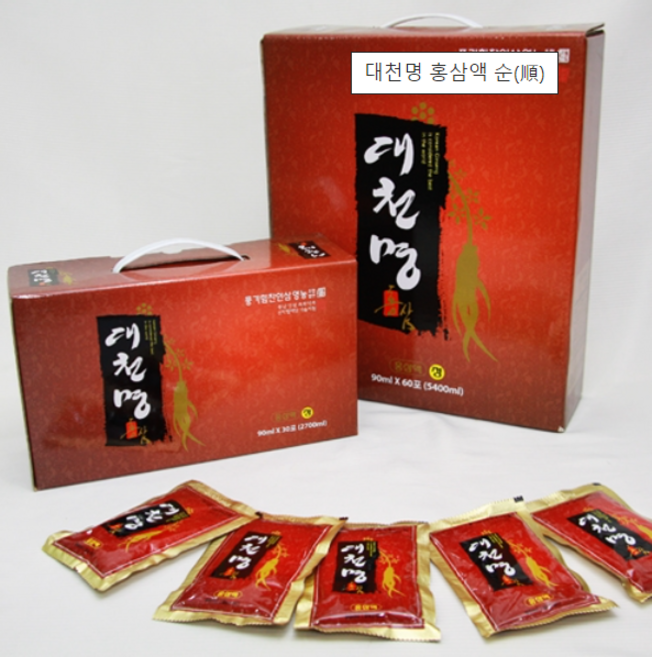 대천명 홍삼액 순 60포 - 홍삼 액기스 홍삼액 홍삼진액 저온복합추출 부드러운 맛과 향이 특징인 베이스 제품입니다. 비교적 순해서 아이들과 같이 드시기 편해요., 1박스, 60정