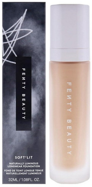 Soft Lit Naturally Luminous 롱웨어 파운데이션 - 140 라이트 웜 옐로우 Fenty Beauty 여성용 - 30.6g(1.1온스) 파운데이션, 290 (중성), 30.6g, 1