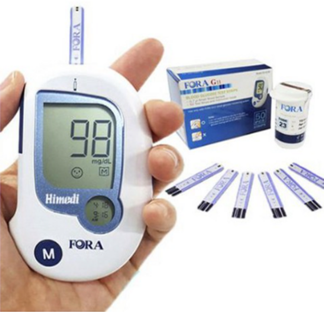 포라 측정기+ 혈당검사지200매+알콜솜200매+채혈침200개 세트, 50개, 4세트