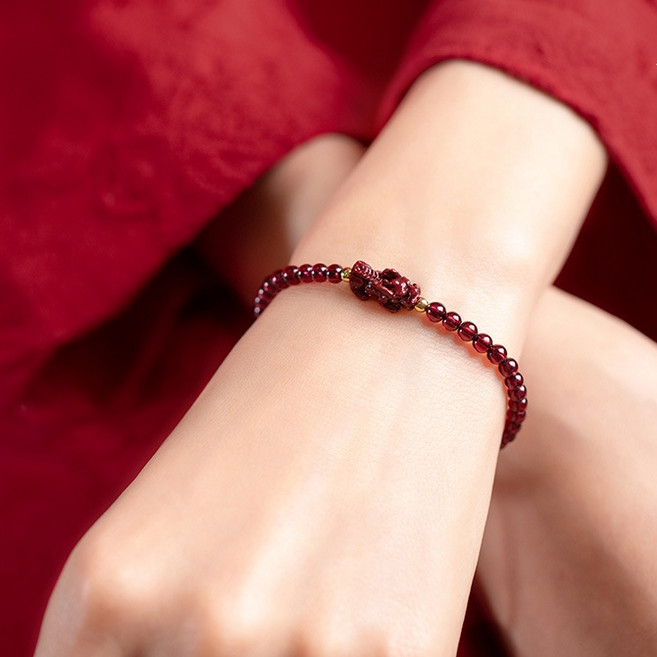 경면주사 비휴 액운막이 금전운 재물운 팔찌