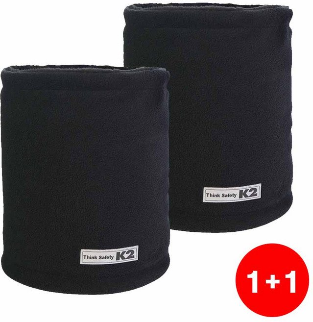 K2 넥워머 1+1 당일발송 2개 방한목도리, 제트블랙