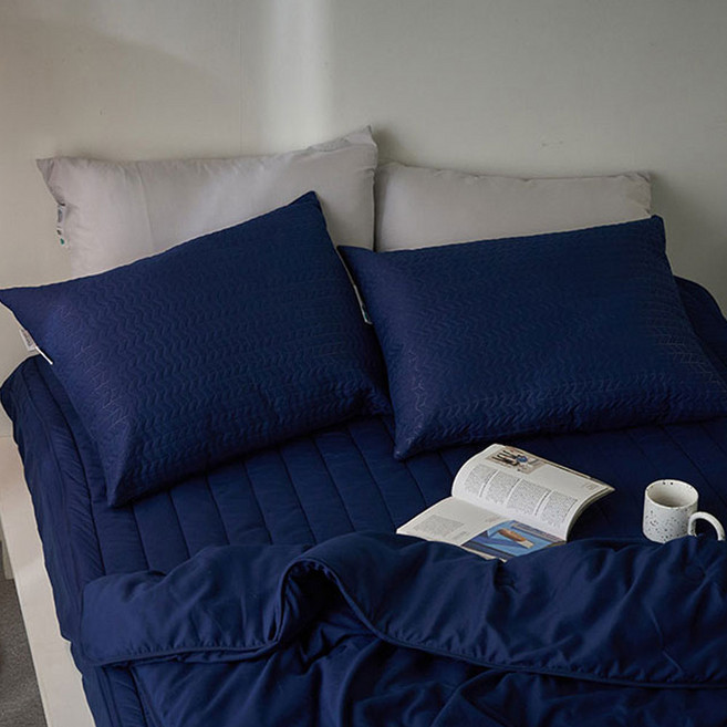 에메르 알러제로 다운필 퓨어린 누빔 베개커버 2개세트