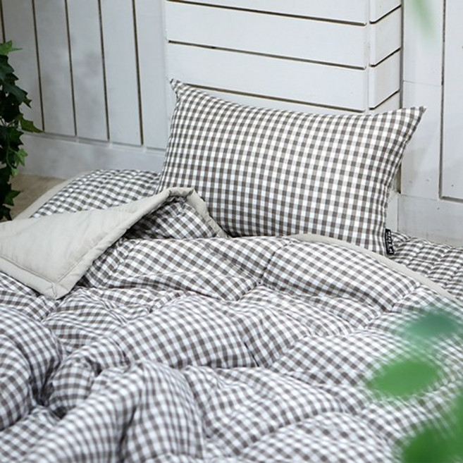 1인용 이불 풀세트 차렵이불+베개커버+A급 베개솜 3종