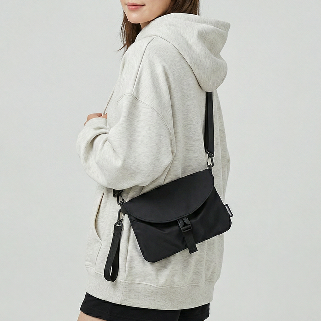 담앤드솜 레터 크로스백 어깨 방수 스포츠 학생 여자 남자 여성 남성 돈 쌕 색 메신저 배달 슬링백 작은 가방 백 데일리 조깅 등산 옆으로매는 강아지 산책