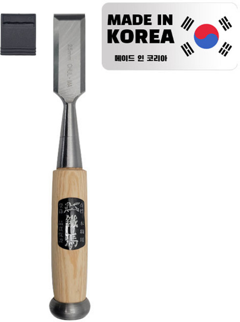 국산 고급형 목공끌 평끌 조각끌 목공용 끌 25mm, 1개