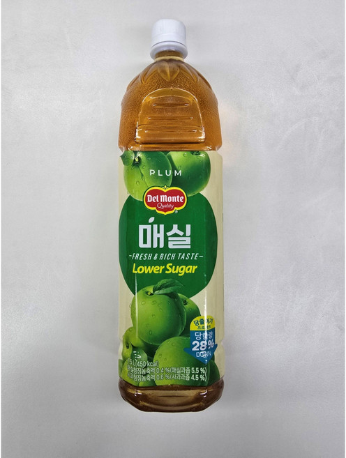 델몬트 매실 로어슈거 1.5L, 4개