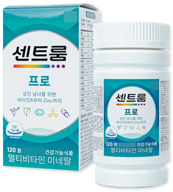 센트룸 프로 멀티비타민 미네랄, 120정, 1개 - 쿠팡