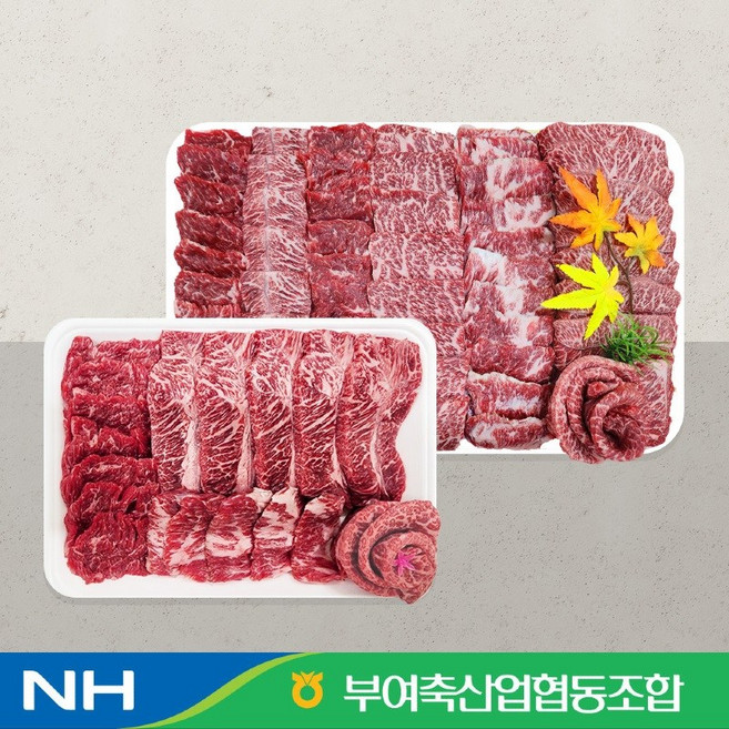 전대표 축협 굿뜨래 한우 특수부위 모듬세트 3~5종 랜덤구성 / 산지직송, 1박스, 800g