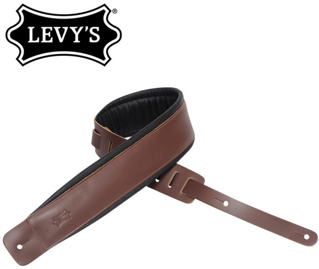 레비스 Levys Larsen Leather Deluxe 스트랩 (DM1PD-BRN), BRN, 1개