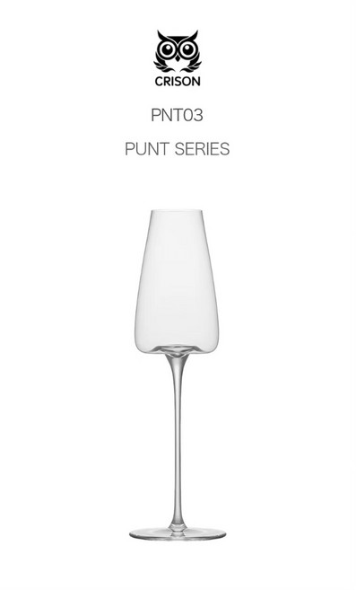 CRISON PUNT SERIES 無鉛水晶手工香檳杯, 1個