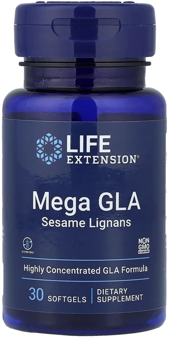 새해 첫좋은선물 Life Extension Mega GLA 참깨 리그난 소프트젤 30정 제대로 할인합니다