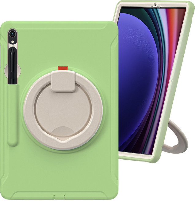 스냅케이스 태블릿PC 마카롱 아머 케이스, 그린티