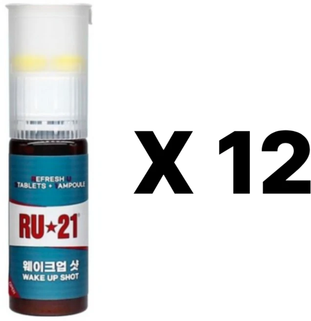 RU21 웨이크업샷 멀티비타민, 1회분, 12개 - 쿠팡