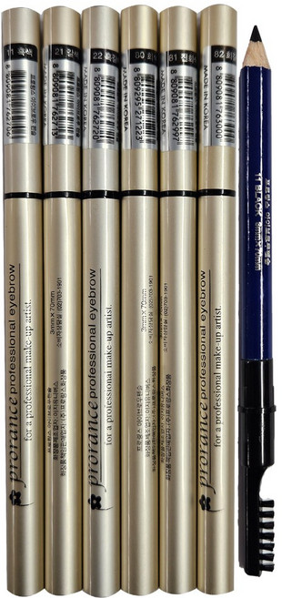 프로랑스 프로페셔널 아이브로우 펜슬 우드 아이브로우 펜슬 솔펜슬, 1개