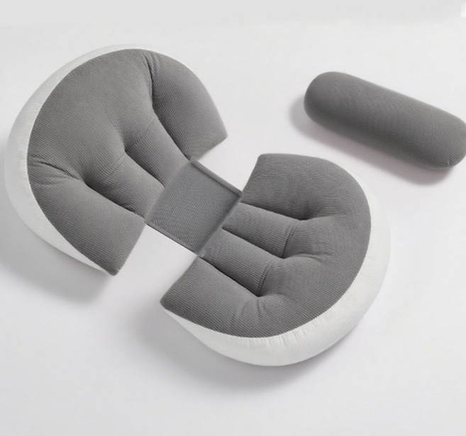 [코듀로이 원단]티지피 임산부 바디필로우 임산부 허리쿠션 베개, A타입, 그레이