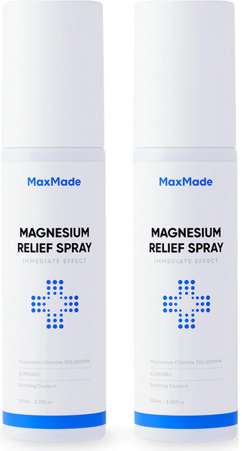 맥스메이드 뿌그네슘 마그네슘 릴리프 스프레이 100ml 2개