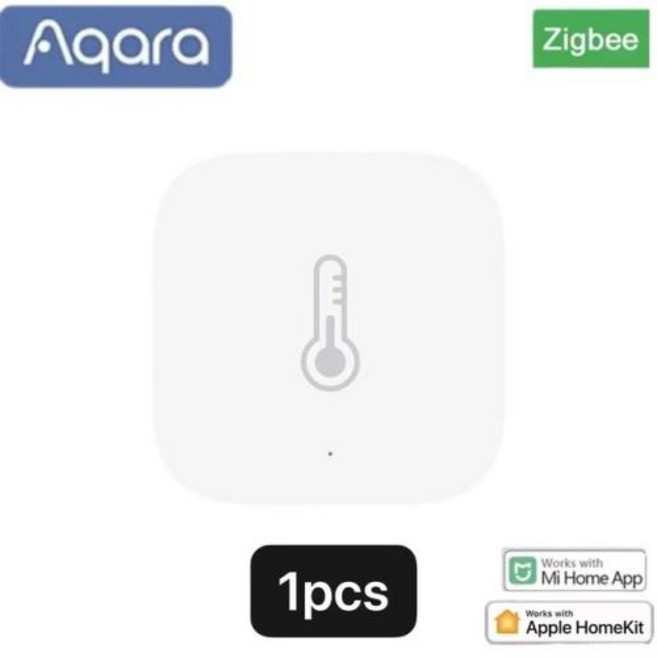 글로벌 버전 Aqara 온도 습도 센서 스마트 공기 압력 센서 Zigbee 스마트 홈 Xiaomi APP Mi home Homekit APP, 1pc, 1개