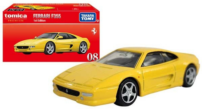 (타카라토미) 토미카 프리미엄 08 페라리 F355 (초회) 옐로우, 1개