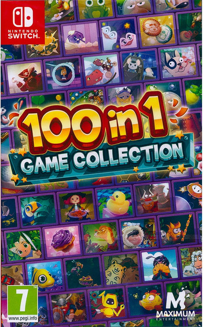 NS Switch 100 合 1 遊戲合集 100 IN 1 Game Collection 【一起玩】, 英文歐版 單一商品