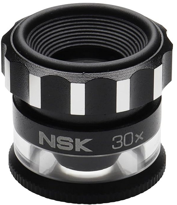 니이가타 정기(Niigataseiki) NSK 루페 30배 0-5mm 눈금 0.05mm NSL-30-S