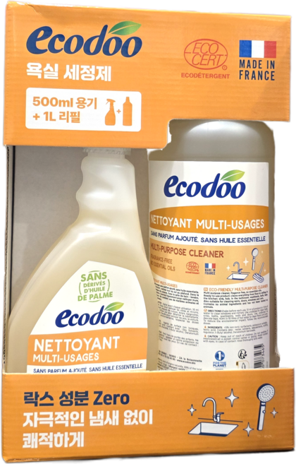 에코두 욕실세정제 500ML+리필 1L, 1개, 1.5L