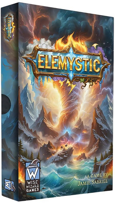 WiSE 미국매장정품+ Wizard Games Elemystic 보드 게임 1890089, WiSE 미국매장정품+ Wizard Games Elem