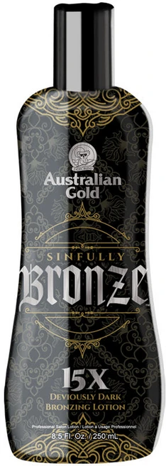 오스트레일리안골드 씬풀리 브론즈 15X 다크 브론즈 태닝로션 (기계야외겸용), 1개, 250ml - 쿠팡