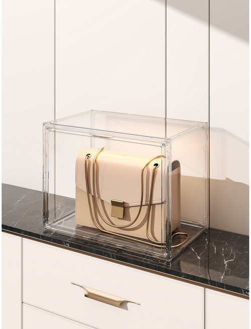 rigiu 다용도 투명 아크릴 명품 가방정리함36x27x22CM, 6개, 1번