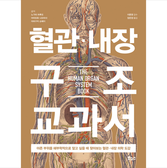 보누스 혈관 내장 구조 교과서 + 미니수첩 증정, 노가미하루오