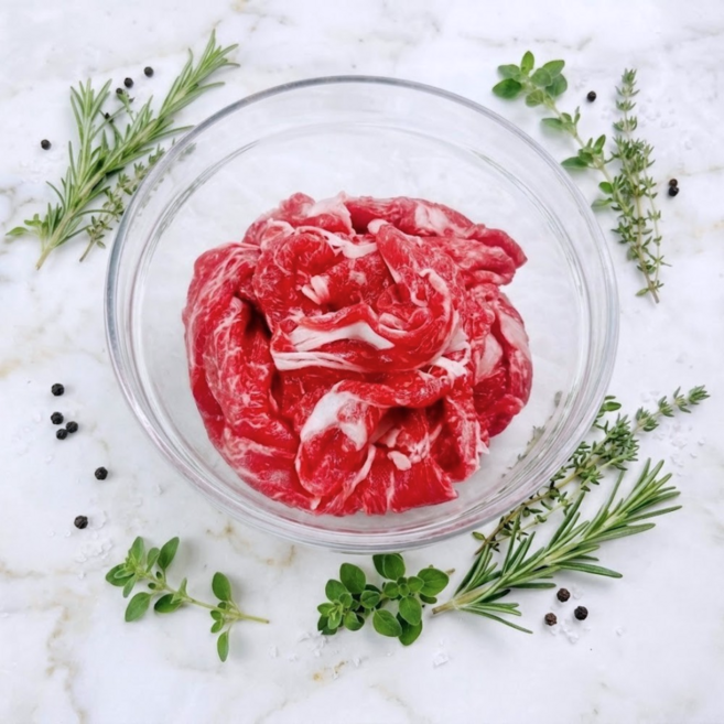 1등급 투뿔 한우 가성비 불고기, 2개, 200g