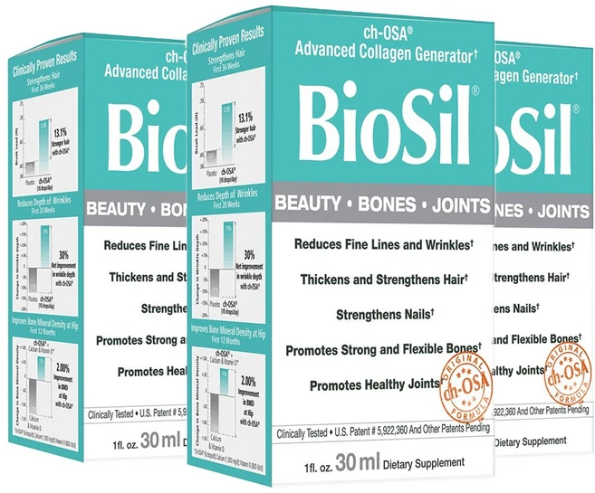 [정품 미국 배송] 네추럴 팩터스 바이오실 OSA 콜라겐 어드벤스드 콜라겐 제너레이터 1fl.oz (30ml), 3개, 30ml - 쿠팡