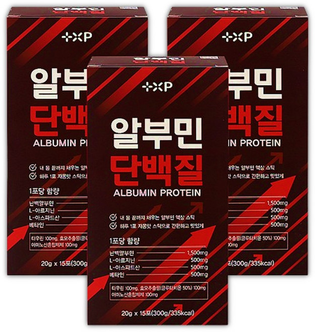 마시는 난백 액상 알부민 단백질 플러스 고순도 프리미엄 골드 아르기닌 아미노산 활력 피로회복, 15회분, 3개