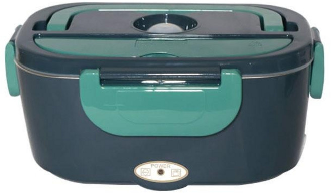 차량용 전자레인지 2단 12V 전자렌지 전기 캠핑 화물차 휴대용 도시락, 그린 12V 차량용, 1개, 그린 12V 차량용