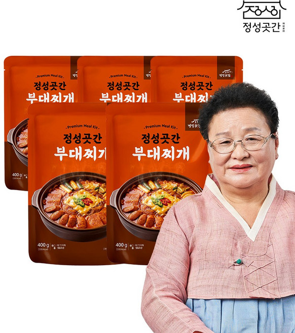 정성곳간 명인 강순의 부대찌개 400g 5팩, 없음, 5개