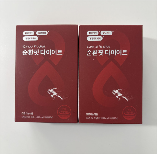 이츠스포츠 순환핏 체지방감소 혈액순환 혈당관리 보조제, 4세트, 15정