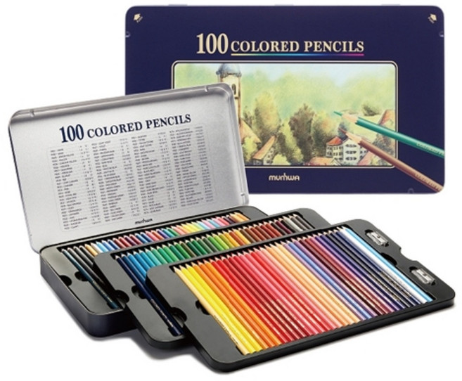 넥스프로 틴색연필 100색, 1개