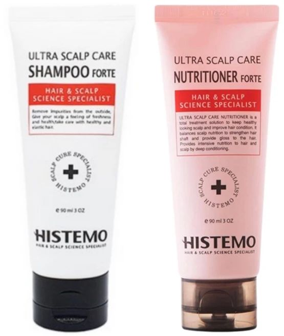 히스테모 울트라 스칼프 케어 샴푸 90ml + 뉴트리셔너 90ml / 여행용 세트 / 여행용 휴대용 샴푸 린스, 1개 - 쿠팡