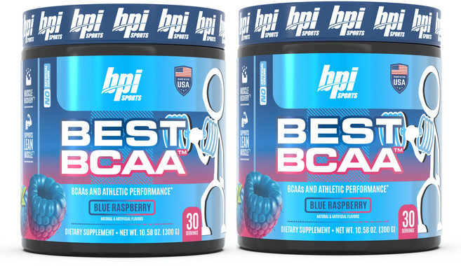 비피아이스포츠 베스트 BCAA 블루 라즈베리, 2개, 300g