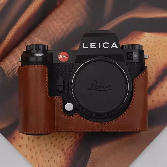 세공 사진 카메라 가죽 소 박스 케이스 라이카 호환 SL3 보호 슬리브, 02 SL3 brown