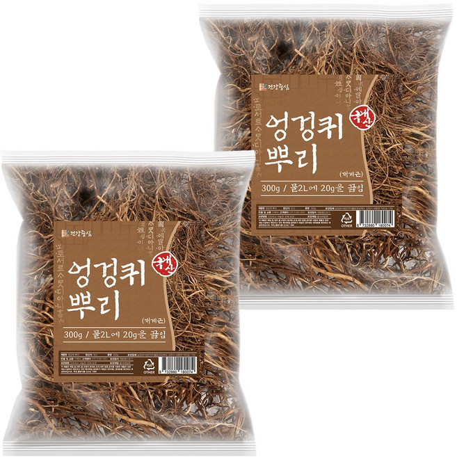 건강중심 국산 엉겅퀴 뿌리 말린 대계근, 300g, 2개