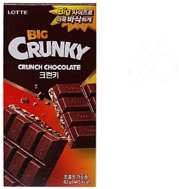 롯데제과 빅 크런키, 82g, 2개
