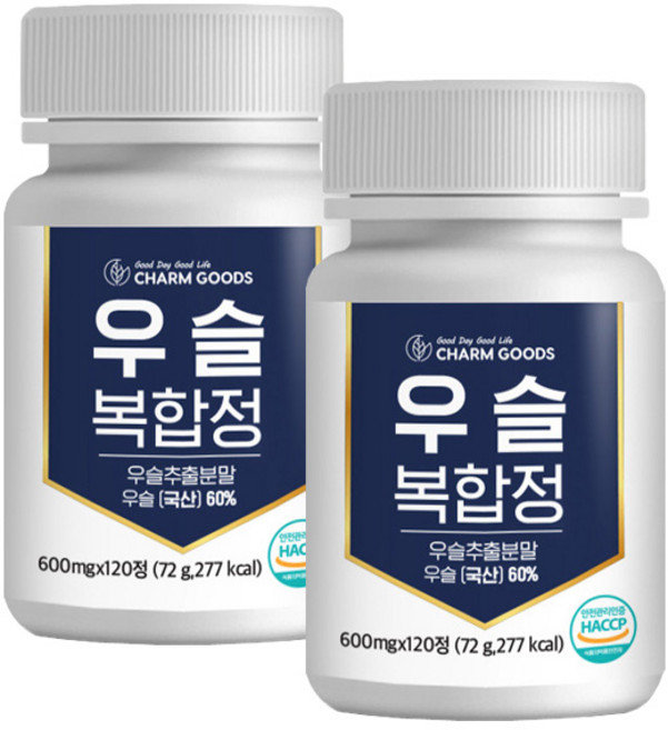 우슬 추출물 복합정 120정 2통