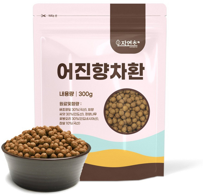 자연초 어진향차 환 300g 곽향 정향 회향, 1개