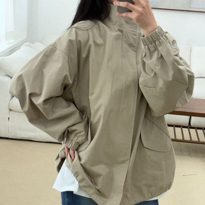 마티코 여성 벌룬야상점퍼 봄 캐쥬얼루즈핏